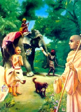 O s�bio Paramahamsa v� todos os seres igualmente, e o Senhor dentro do cora��o de todos os seres...